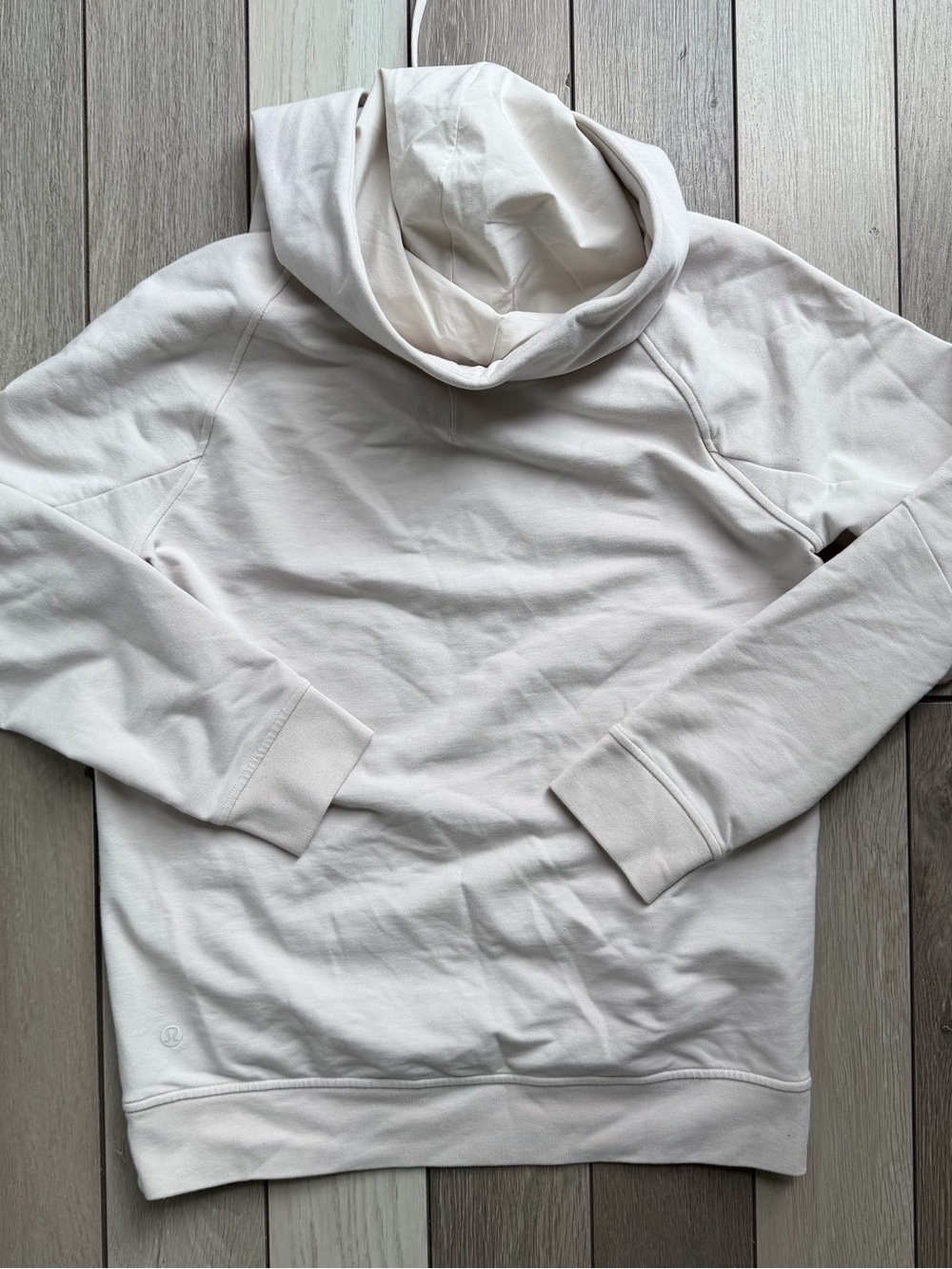 Lululemon Scuba Pullover Hoodie XS Cream White - Picture 2 of 7